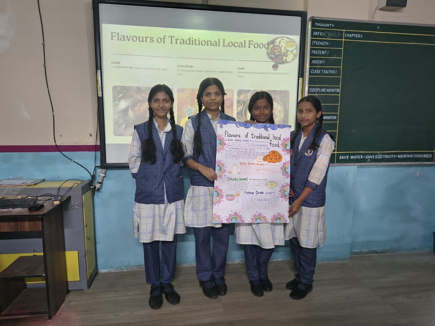 Students present "Flavours of Traditional Local Food" in the art-integrated science project
